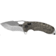 SOG Specialty Knives &amp; Tools Kiku XR Satin Folding Knife, Silver, 12-27-01-57