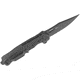 SOG Specialty Knives &amp; Tools Seal XR Folding Knife, 3.9in, Partially Serrated Edge, S35VN Steel, Clip Point, Black, GRN Handle, SOG-12-21-05-57