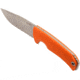 SOG Specialty Knives &amp; Tools TELLUS FX Knife, 4.2in, CRYO 440C Stainless Steel, Full Tang, Fixed Blade, Glass-Reinforced Nylon Handle, Blaze, 17-06-03-43