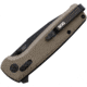 SOG Specialty Knives &amp; Tools Terminus XR Lock Folding Knife, 4.25in Closed, 3in Black Finish D2 Tool Steel Blade, Tan G10 Handle, SOG-TM1048-BX