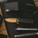 SOG Specialty Knives &amp; Tools Terminus XR LTE, Carbon + Gold, TM1033-BX