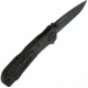SOG Specialty Knives &amp; Tools Twitch II Folding Knife, 2.65in, AUS-8 Blade, Drop Point, Black, Anodized Aluminum 6061-T6 Handle, Black, SOG-TWI12-CP