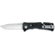 SOG Trident Tanto Knife w/ SE Fold, 3.75in. Steel Blade and GRN Grooved Handle, Satin Finish, TF6-CP