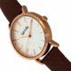 Sophie And Freda Budapest Leather-Band Watch, Brown, One Size, SAFSF5004