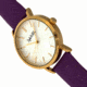 Sophie And Freda Budapest Leather Band Watches - Women's, Purple, One Size, SAFSF5003