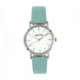 Sophie And Freda Budapest Leather-Band Watch, Teal, One Size, SAFSF5001