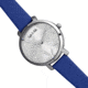 Sophie And Freda Key West Leather-Band Watch w/Swarovski Crystals, Silver/Blue, One Size, SAFSF4301