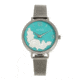 Sophie And Freda Lexington Bracelet Watches - Women's, Silver/Turquoise, One Size, SAFSF5202