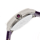Sophie And Freda Monaco MOP Swiss Watch - Women's, 38 mm Silver Case, Purple Dial, Purple Strap, SAFSF2704
