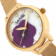 Sophie And Freda Raleigh Mother-Of-Pearl Bracelet Watch w/Swarovski Crystals, Purple, One Size, SAFSF5704