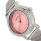 Sophie And Freda Reno Bracelet Watch w/Swarovski Crystals, Silver/Light Pink, One Size, SAFSF5402