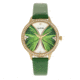 Sophie And Freda Rio Grande Leather-Band w/ Swarovski Crystals, Gold/Green, One Size, SAFSF4605
