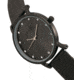 Sophie And Freda Savannah Mesh Bracelet Watch w/Swarovski Crystals, Black, One Size, SAFSF4203