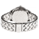 Sophie And Freda SF3201 Lancaster Ladies Watch, Silver Metal Band, Silver Diamond Encrusted Case, Black Face SAFSF3201