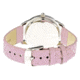 Sophie And Freda SF3209 Lancaster Ladies Watch, Pink Leather Band, Silver Diamond Encrusted Case, Pink Face SAFSF3209