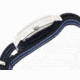 Sophie And Freda SF3303 Nantucket Ladies Watch, Blue/Black Canvas Band, Silver Case, Blue Face SAFSF3303