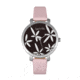 Sophie And Freda Key West Leather Band Watches w/Swarovski Crystals - Women's, Silver/Mauve, One Size, SAFSF4303
