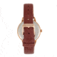 Sophie And Freda Vancouver Leather-Band Watch, Brown, One Size, SAFSF4906