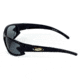 Sos Wraps / Slasher Polar Sunglasses, Metallic Black Frame, Smoke Lens
