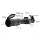 SOUSA OPTICS Mantis 1-6X24 Rifle Scope, BDC Reticle, 1/2 MOA, SFP, Black, Medium, MA1624BDC