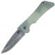 Southern Grind Bad Monkey Emmerson Folding Knife, Tumbled Satin Blade/Jade Ghost Green G10 Handle, Blade Length 4in SG03030004