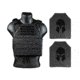 Spartan Armor Systems AR500 Omega Body Armor Bcs Plate Carrier And Body Armor Platform Single Curve, Base Coat, Coyote Tan, Medium-Extra Large SAS-PKG500-BCS-CT-KIT