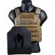 AR500 Body Armor Level III Spartan Shooters Package No Side Plates, Black, Medium-Extra Large, SA-AR500PKG-SHPC-SC-BC-BK-KIT