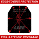 Spartan Armor Systems Ares Level IV Ceramic Body Armor Set of Two, Black, 9.5x12.5, SA-IV-BC-MED SAPI-KIT