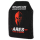 Spartan Armor Systems Ares Level IV Ceramic Body Armor Set of Two, Black, 9.5x12.5, SA-IV-BC-MED SAPI-KIT