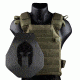 Spartan Armor Systems Armor/sentry Plate Carrier And AR500 Omega Body Armor Swimmers Cut Platform Single Curve, Base Coat, Coyote Brown, Medium-Extra Large SAS-PKG500-SENTRY-CB-KIT