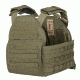 Spartan Armor Systems Armor Systems AR550 Level III+ Body Armor And 10x12 Sentinel Plate Carrier Package, SparTan Green, Medium-Extra Large, P55-STNL1012-SG-kit