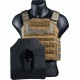 Spartan Armor Systems Armor Systems AR550 Bcs Plate Carrier And Body Armor Platform Single Curve, Base Coat, Coyote Tan, Medium-Extra Large SAS-PKG550-BCS-CT-KIT