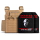 Spartan Armor Systems Hercules Lite RF2 Level III+ 1000d Polyester Achilles Package, 9.5in x 12.5in, Coyote Brown, SA-HERCCB