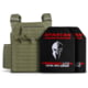 Spartan Armor Systems Hercules Lite RF2 Level III+ 1000d Polyester Achilles Package, 9.5in x 12.5in, Od Green, SA-HERCULE