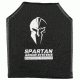 Spartan Armor Systems Shooters Cut Trauma Pad Set Of Two, Black, 8x10 SAS-TP810