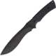 Spartan Blades Machai Fixed Blade Knife, 6.63 black powder coated 1095 Cro-Van carbon stee, Black canvas micarta handle, SBSL002BKBK