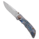 Spartan Blades Spartan Blades Harsey Frame Lock Knife Special Ed Plague Dr. Blue Ti 3.25 SW, Gray/Bronze/Blue, CPM S45VN, adult, BHQ-175714