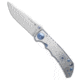 Spartan Blades Spartan Blades Harsey MagnaCut Folder Frame Lock Knife Dot Matrix 4" SW, Gray/Blue, CPM MagnaCut, adult, BHQ-221502