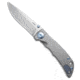 Spartan Blades Spartan Blades Harsey SHF Frame Lock Knife Titanium/Blue Hardware 3.25" SW, Blue/Gray, CPM S45VN, adult, BHQ-216911
