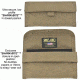 Spec-Ops T.H.E. Checkbook Wallet, Coyote Brown