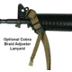 Specter Gear Raider 2 Point Tactical Sling, M-4A1, Magpul Stock, Standard Lanyard, Emergency Release, Black, 1038 BLK-ERB
