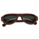 Spectrum Sunglasses Keaulana S112bk Sunglasses, Cherry Frame, Black Lens SSGS112BK