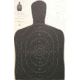 Speedwell Targets Official NRA Police Qualification Silhouette Police Silhouette - Black - 200/Pack, B 27 E
