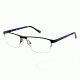 Sperry Top-Sider Finn Single Vision Prescription Eyeglasses - Frame MATTE BLACK/NVY, Size 55/17mm SPFINN01