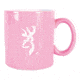 Spg International Spg Browning Mug Embossed Buckmark Pink/white 14oz.