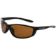 Spiderwire Web Spinner Sunglasses, Black Frame, Copper Lens 1310933