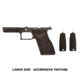 Springfield Armory Module Pistol Grip, Large, Aggressive Texture, Black, EC1003HTRET