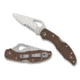 Spyderco Byrd Meadowlark2 Blue Frn Plainedge, Brown, BY04PSBN2