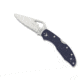 Spyderco Byrd Meadowlark2 Blue Frn Plainedge, BY04PBL2