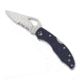 Spyderco Byrd Meadowlark2 Blue Frn Plainedge, BY04PSBL2